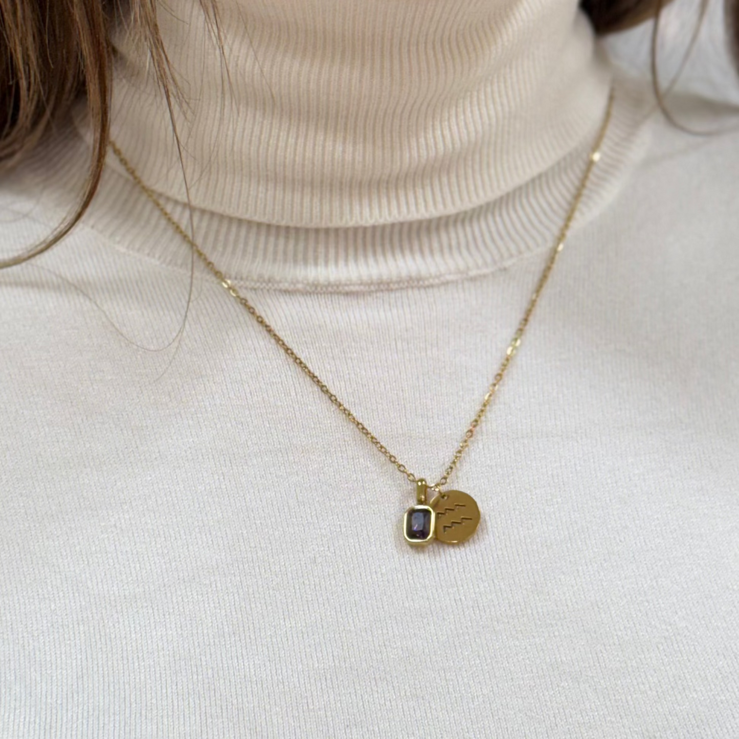 Collar con Signo de Horóscopo - SISARU.