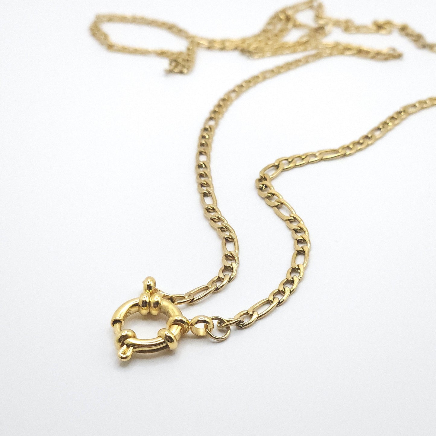 Cadena FIGARO con arito para charms - SISARU.