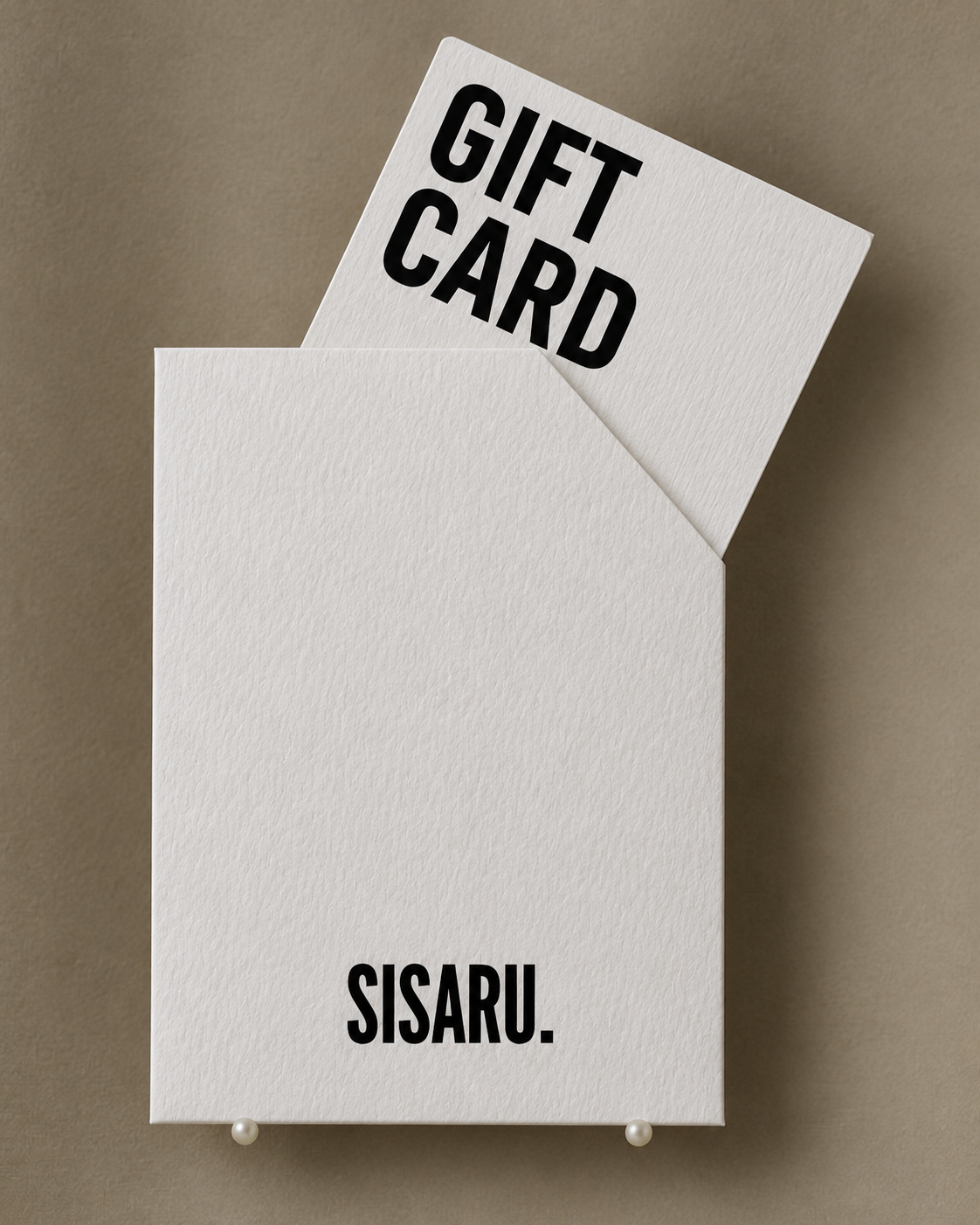 SISARU gift card.