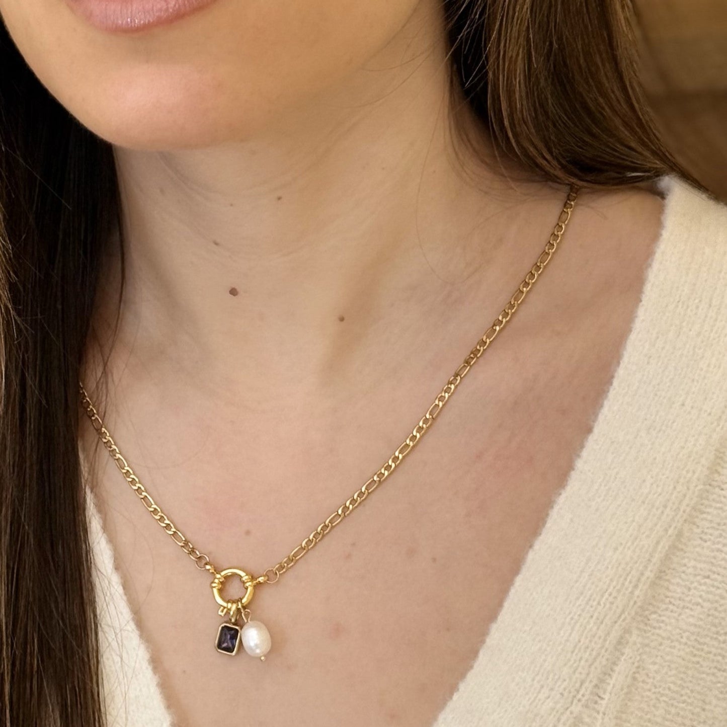 Set CHAIN+STONE+PEARL