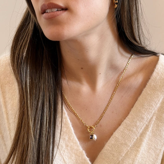 Set CADENA+PIEDRA+PERLA