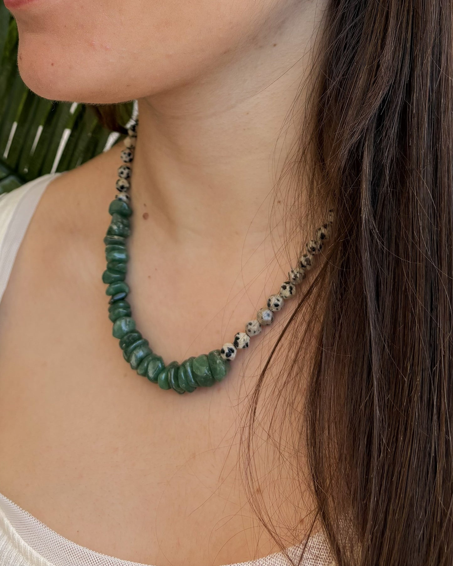 Collar DÁLMATA 01 verde