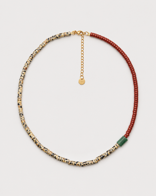 DALMATIAN 03 Red necklace