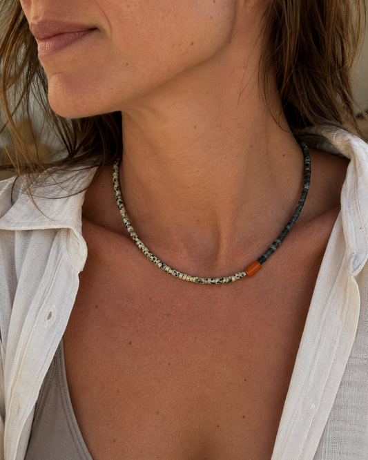 Collar DÁLMATA 03 Verde botella