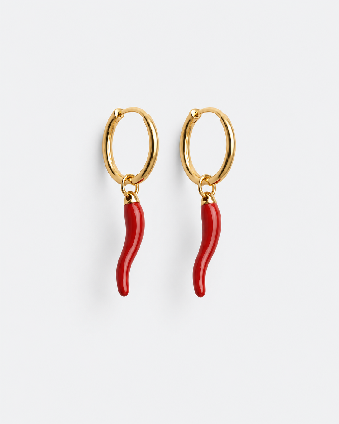 Aritos con charm chili