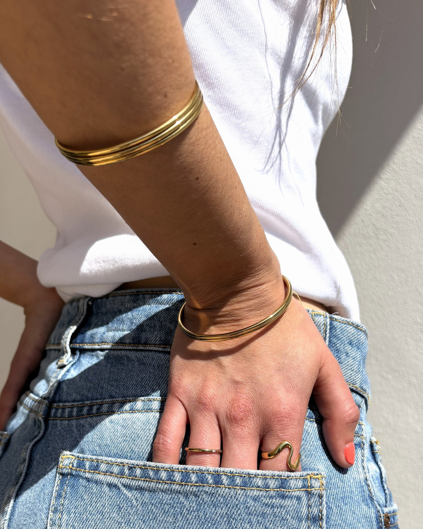 Set pulseras rígidas CARMEN