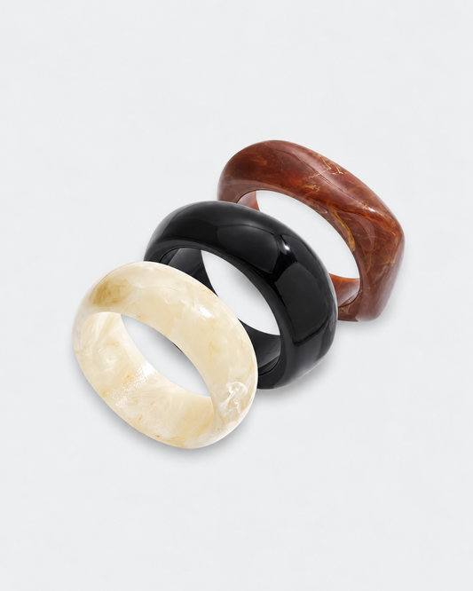 ONA resin bracelet set