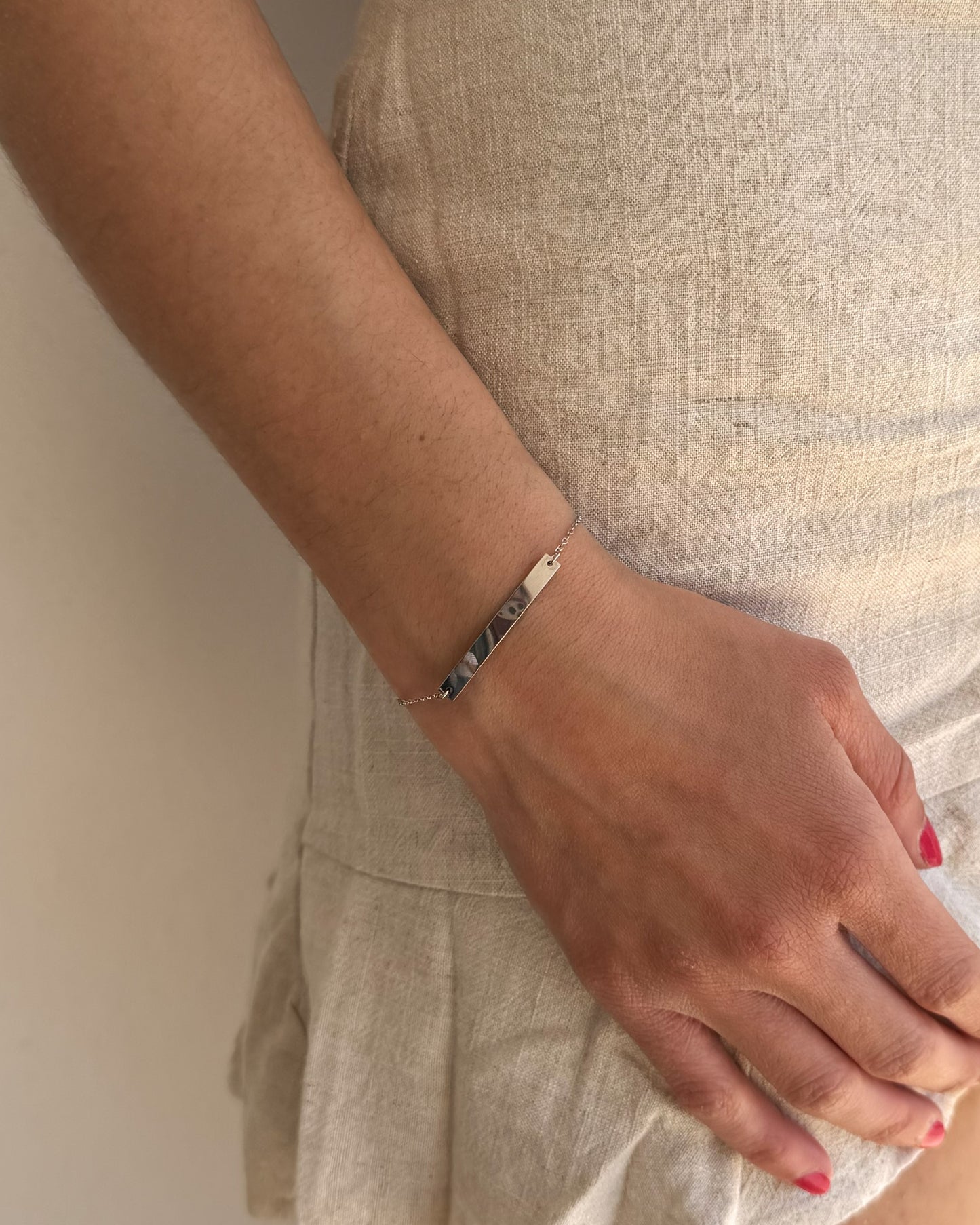 Pulsera barra personalizable