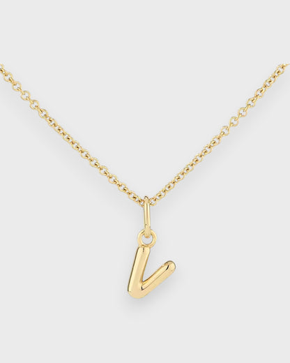 Cadena con charm LETRA INICIAL
