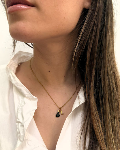 Cadena con charm LETRA INICIAL