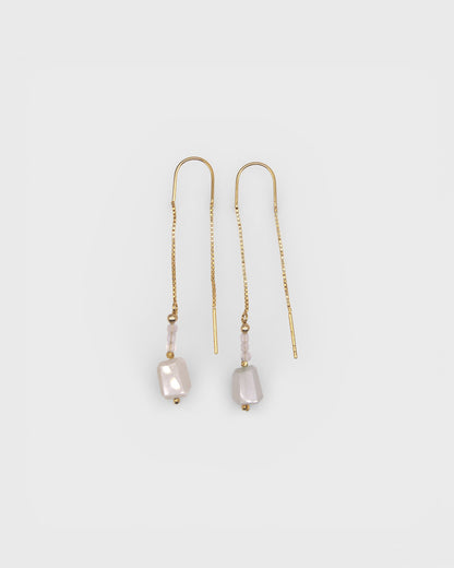 Pendientes DIBBA blancos