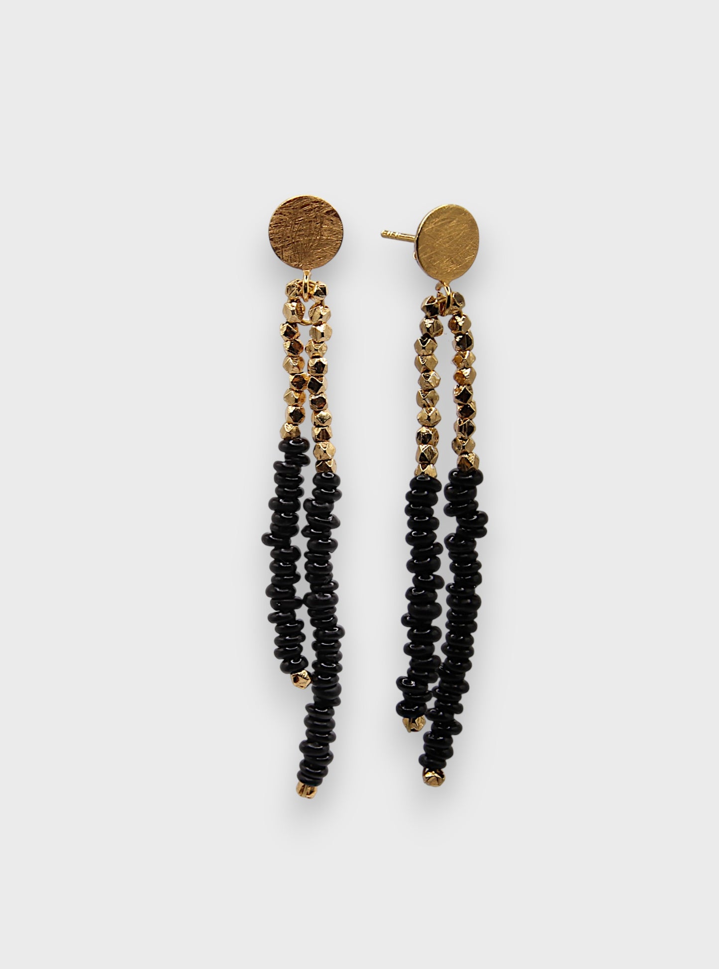 Pendientes TERRA negro