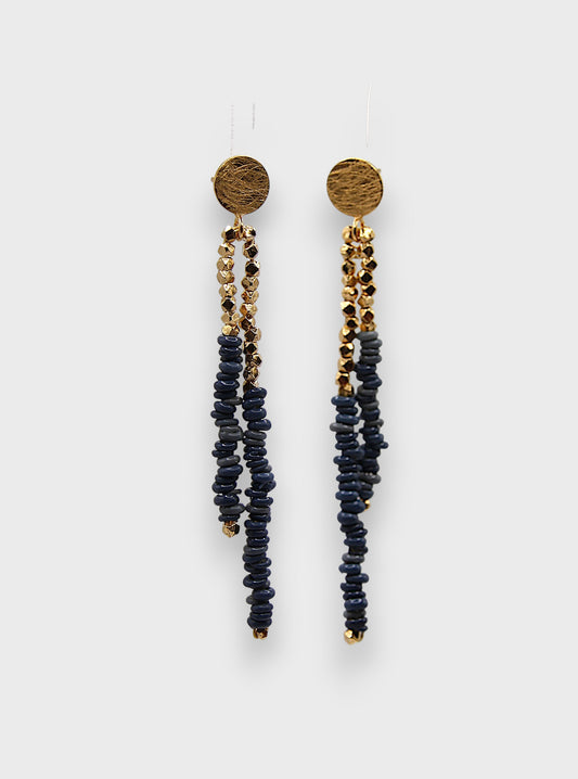 Pendientes TERRA azul