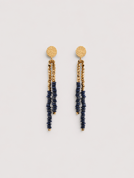 Pendientes TERRA azul