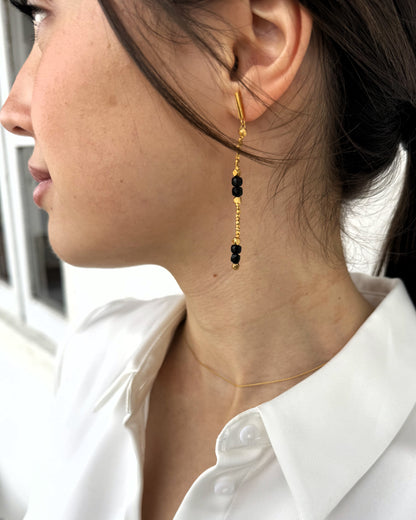 Pendientes NESSA negros