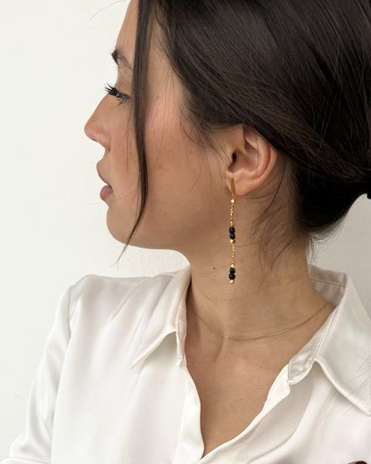 Pendientes NESSA negros