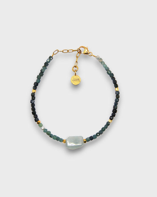 Pulsera DIBBA aquamarina