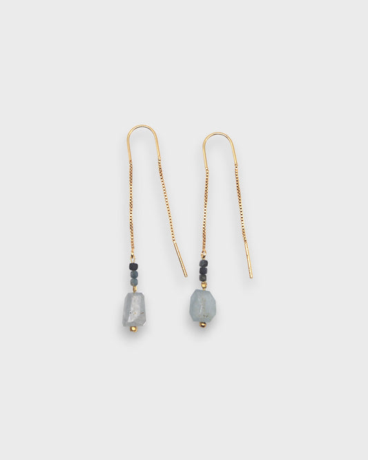 Pendientes DIBBA aguamarina