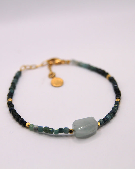 Pulsera DIBBA aquamarina