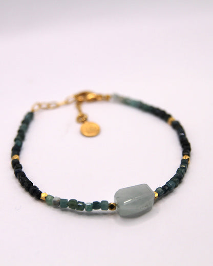 Pulsera DIBBA aquamarina
