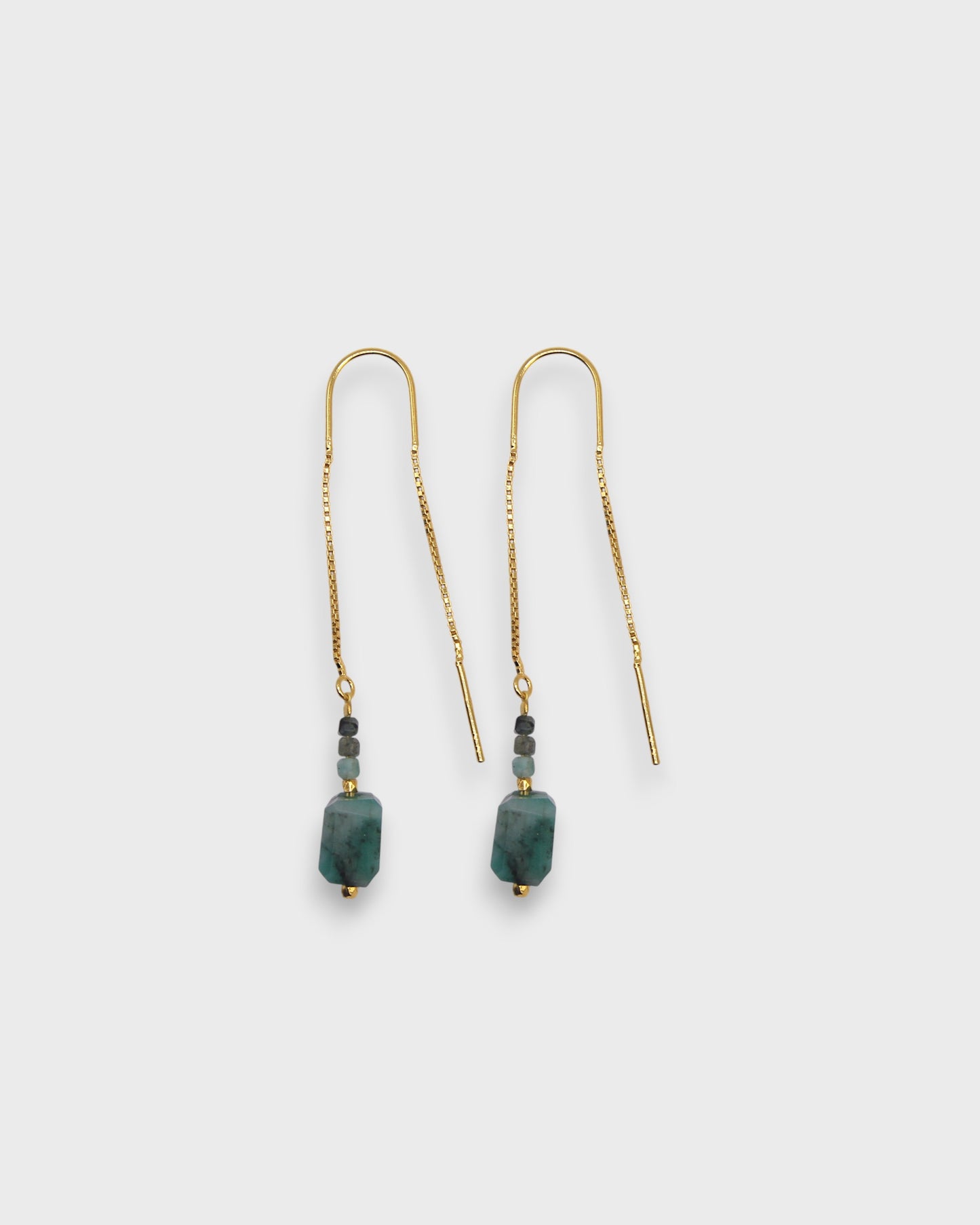 Pendientes DIBBA verdes