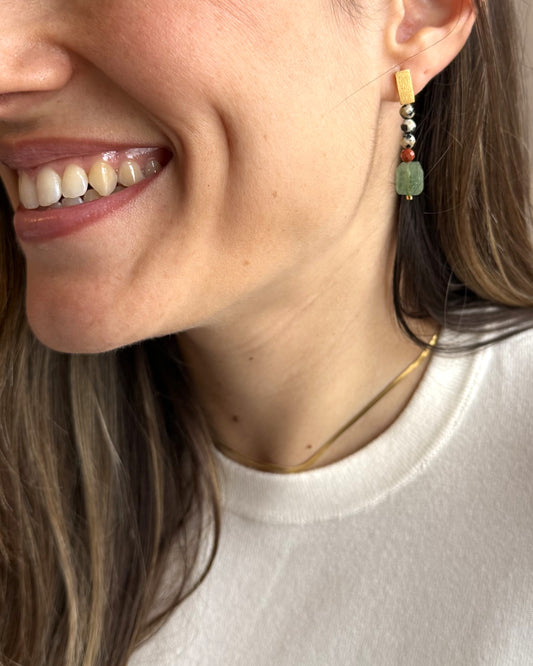 Pendientes MILANO verde