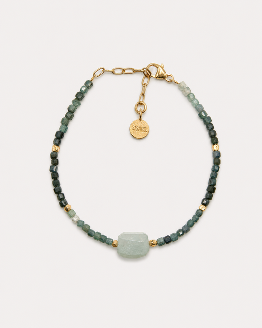 Pulsera DIBBA aquamarina