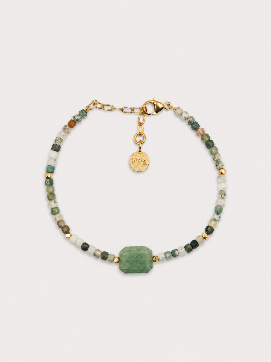 Pulsera DIBBA verde botella