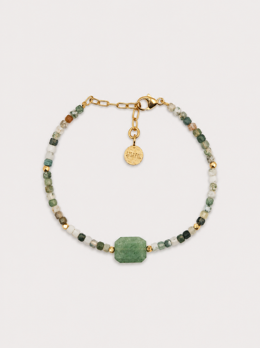 Pulsera DIBBA verde botella