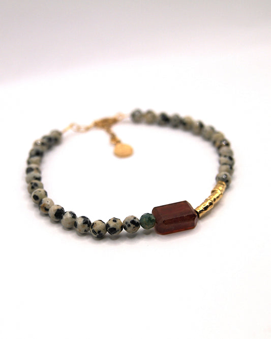 Pulsera MILANO granate