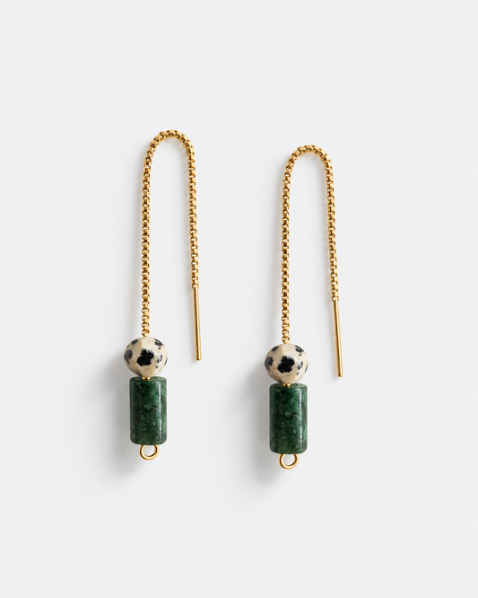 Pendientes DÁLMATA 02 Verde