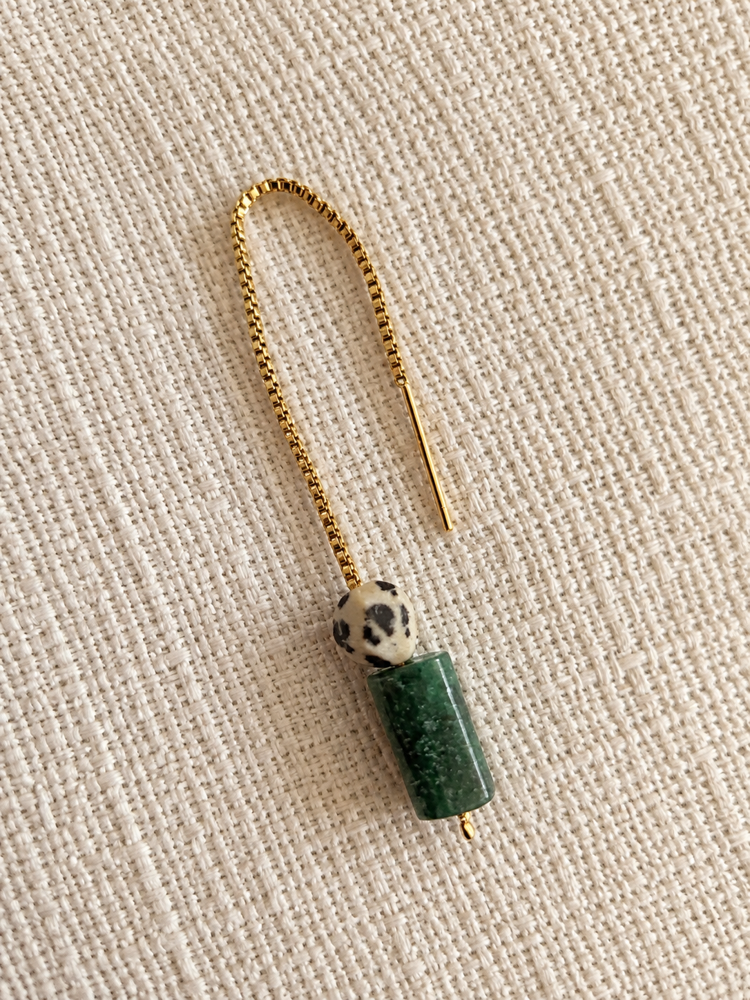 DALMATIAN 02 Green Earrings